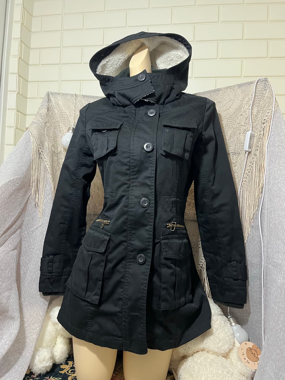 펑크 락시크 긱시크 y2k 갸루 하이넥 자켓 상품이미지2