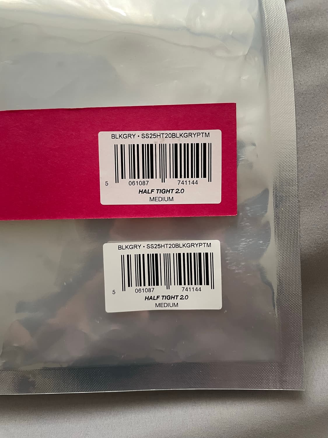 [m] UVU 하프 타이즈 2.0 블랙 그레이 상품이미지5