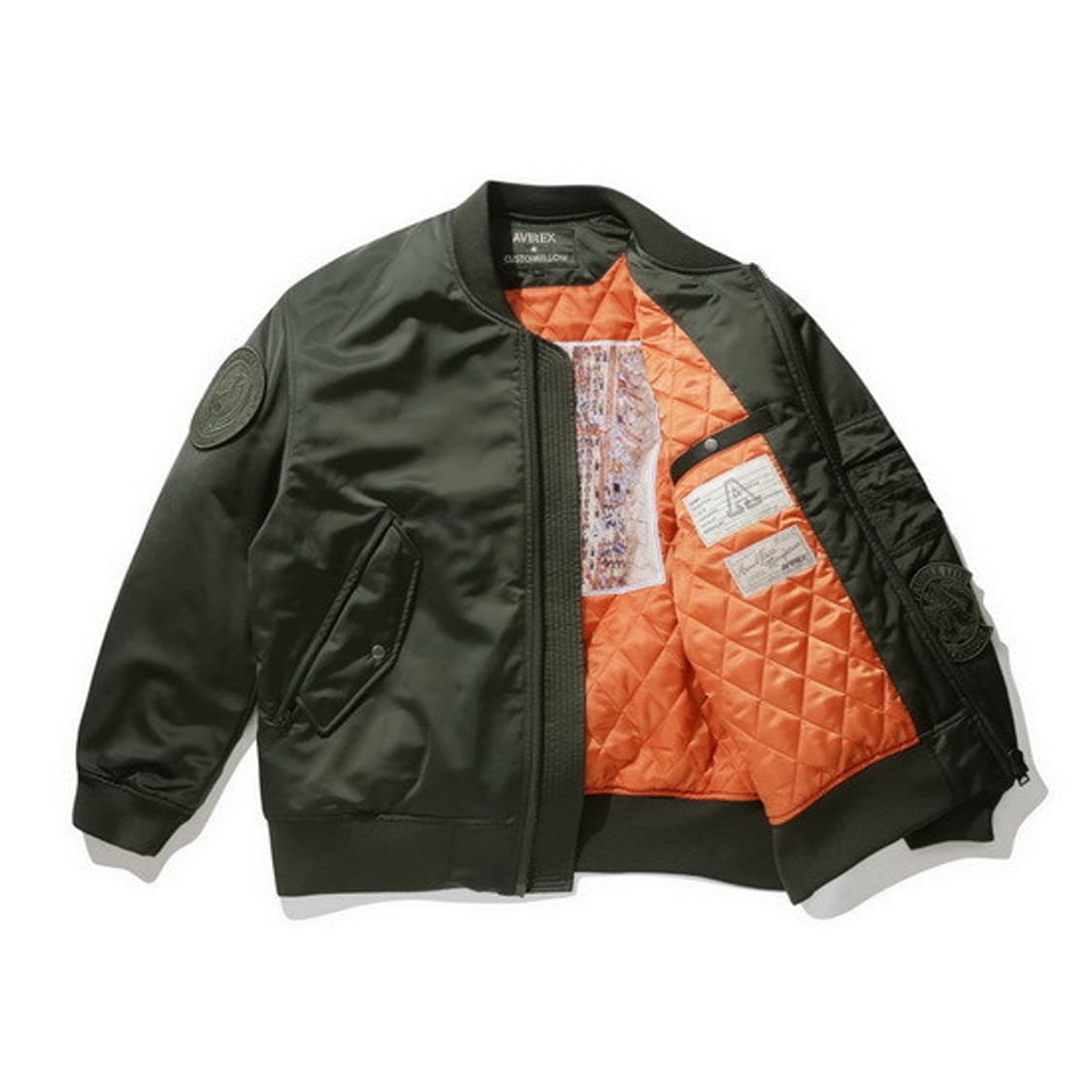 구매<< 아비렉스x커스텀멜로우 MA-1 L 삽니다 상품이미지3