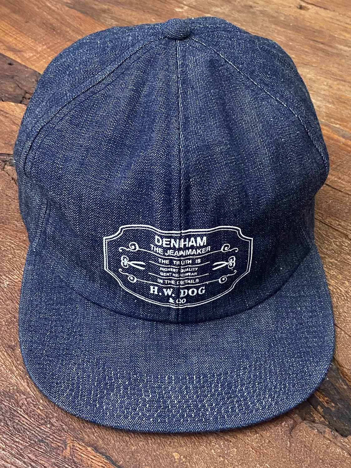 도그앤코 모자 H.W.DOG＆CO. DENHAM 콜라보 데님 캡 모자 상품이미지1