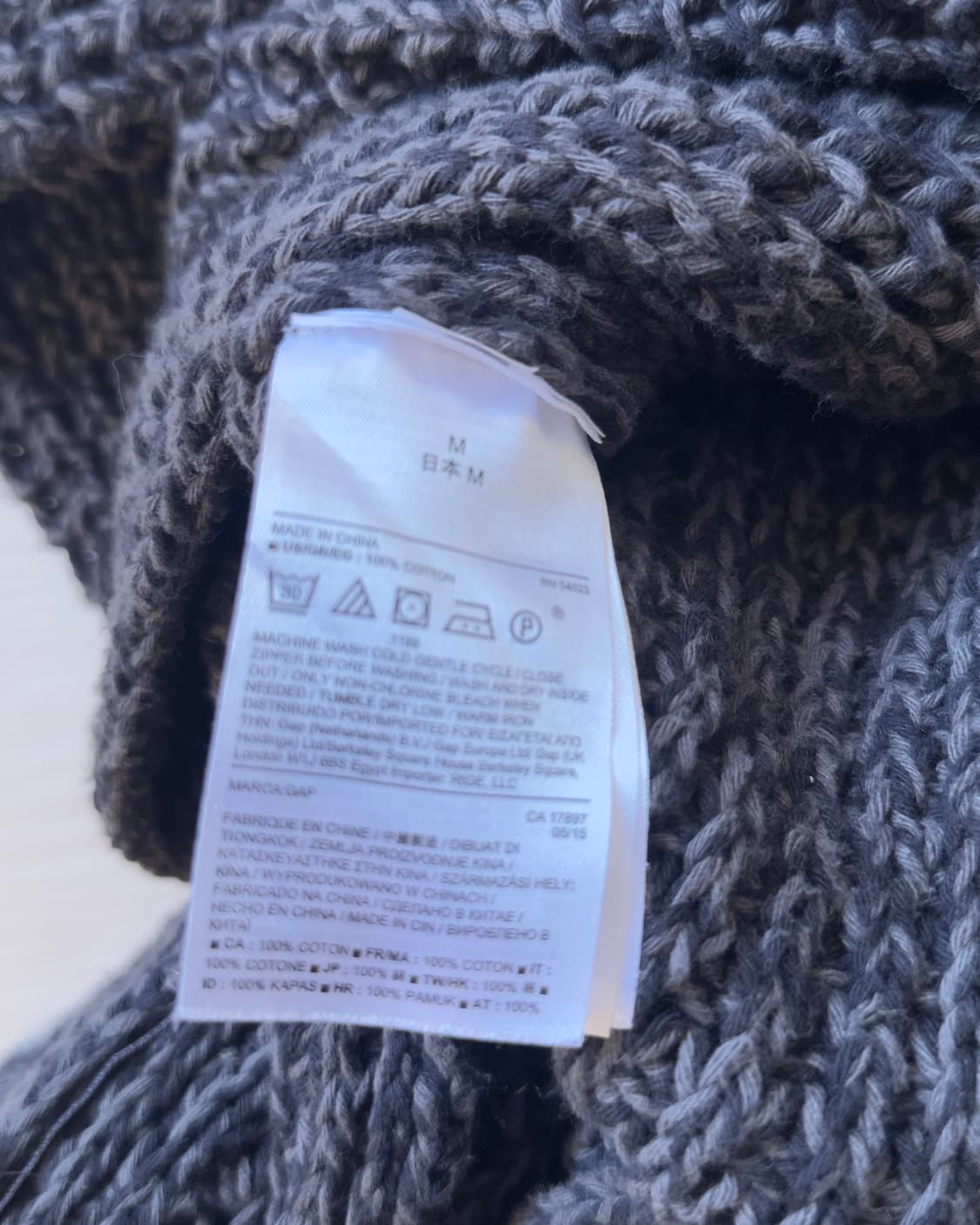 [GAP] Cotton Sweater Zip-up Cardigan  상품이미지8