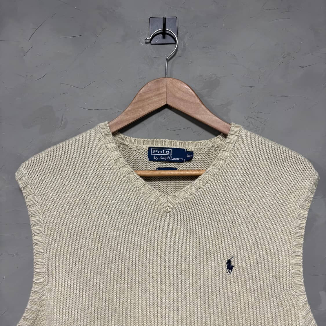 폴로 랄프로렌 니트 조끼 아이보리 상품이미지2