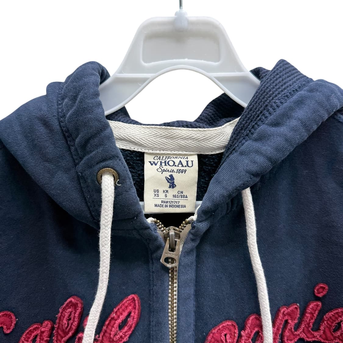 [S] 후아유 네이비 후드집업 상품이미지5