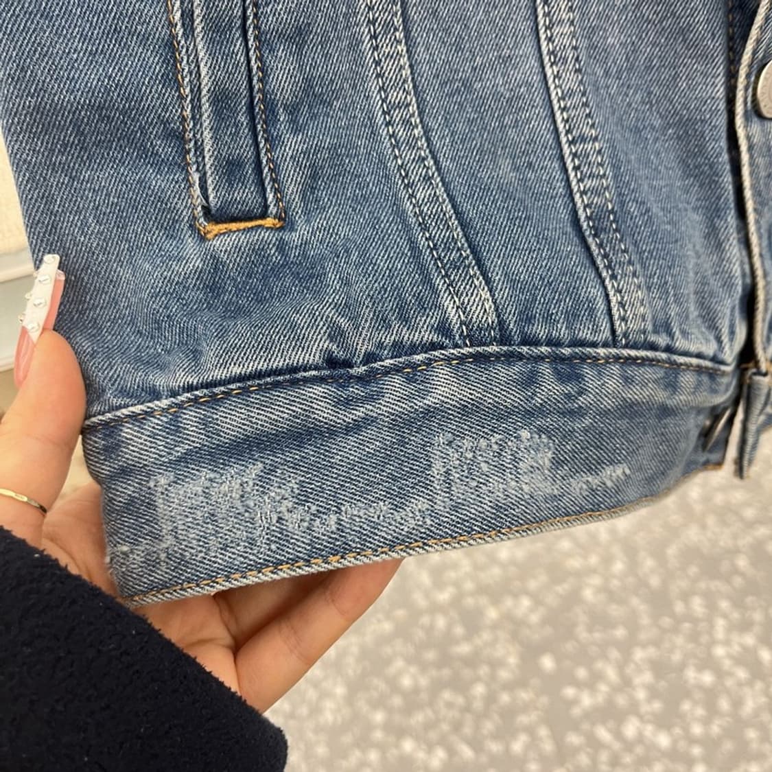 리바이스 컨트리 빈티지 키치 트러커 데님조끼 L C10159 상품이미지7