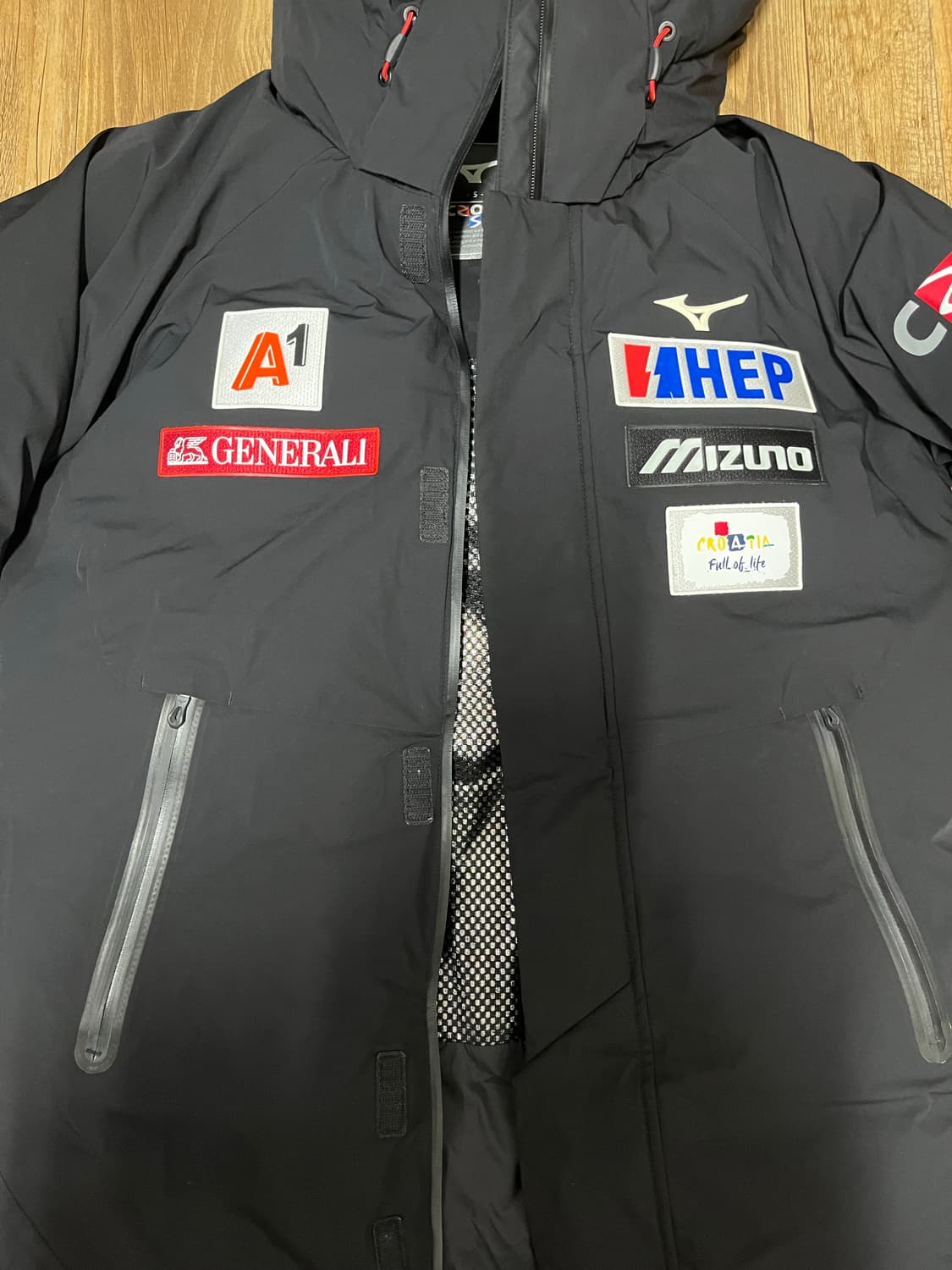 미즈노 크로 스키 다운 패딩 숏패딩 미드다운 스키복 겸용 가능 S M 상품이미지2