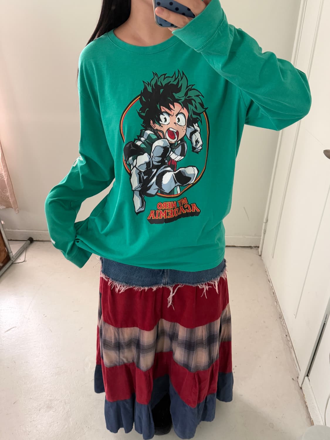 나의 히어로 아카데미 미도리야 애니 롱슬리브 상품이미지2