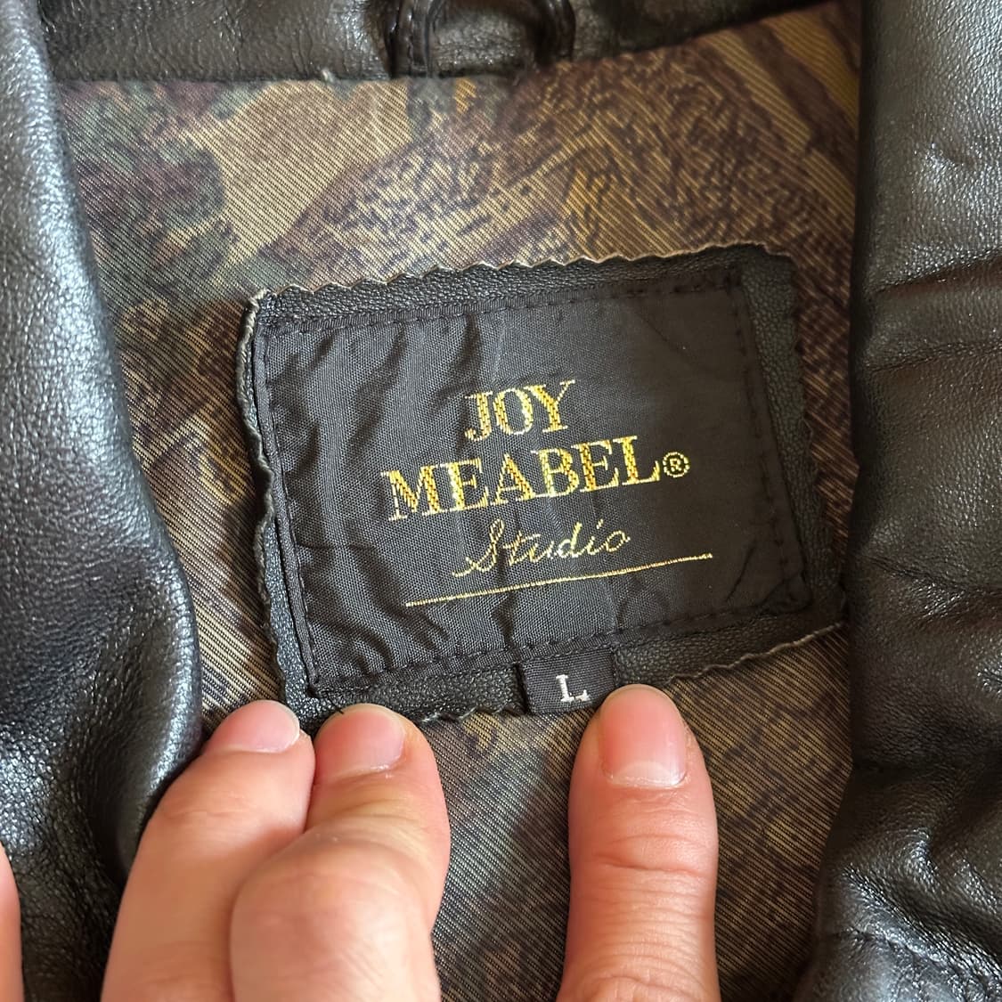Joy meabel sheepskin leather coat jacket 상품이미지8