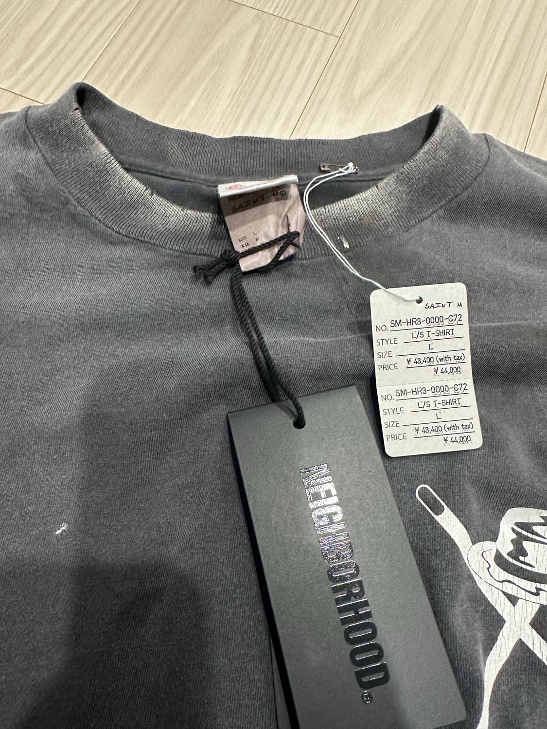 네이버후드 세인트마이클 맨투맨 라지사이즈 상품이미지4