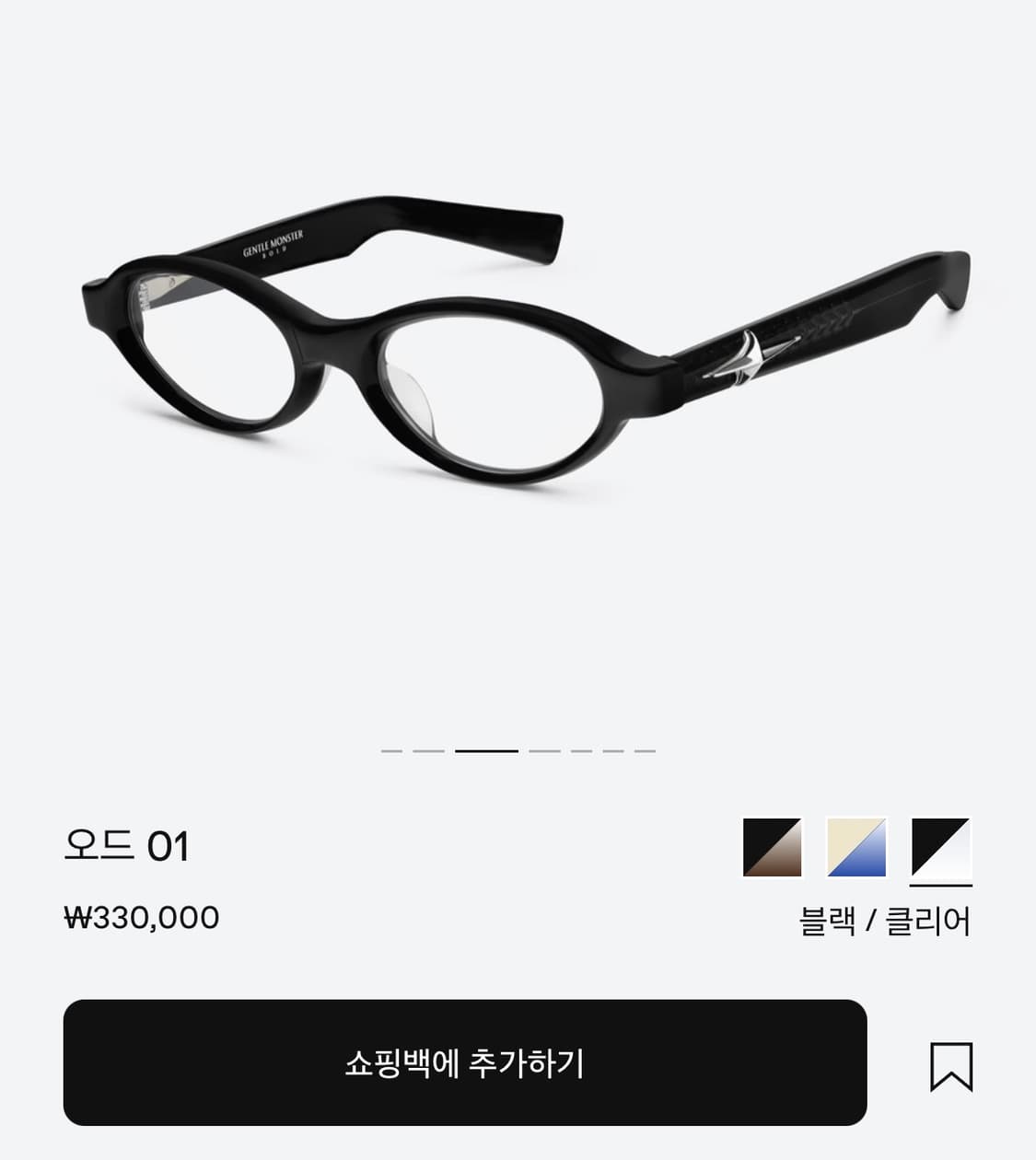 젠틀몬스터 오드01 블랙 상품이미지3