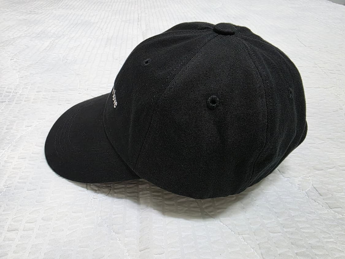 노운 미착용 새상품 흑배요리사 간귀 콜라보 모자 볼캡 검정색 NOUN 상품이미지5