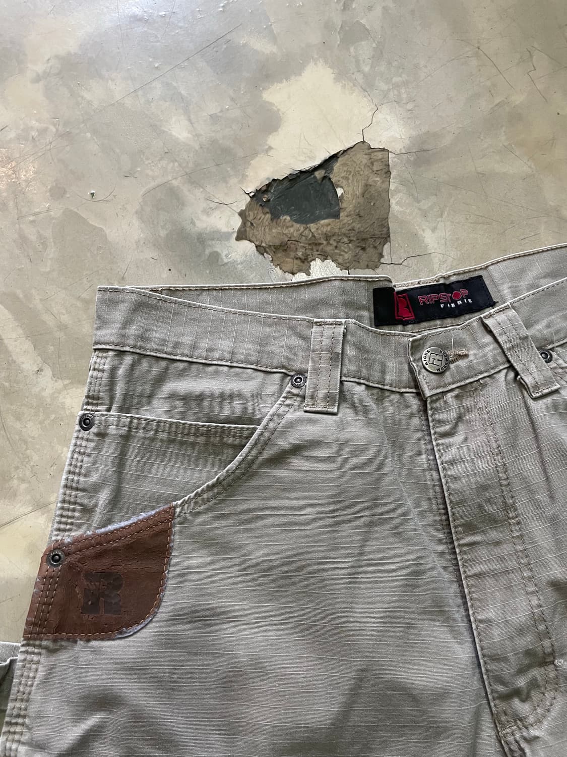 랭글러 립스탑 반바지 32 상품이미지4