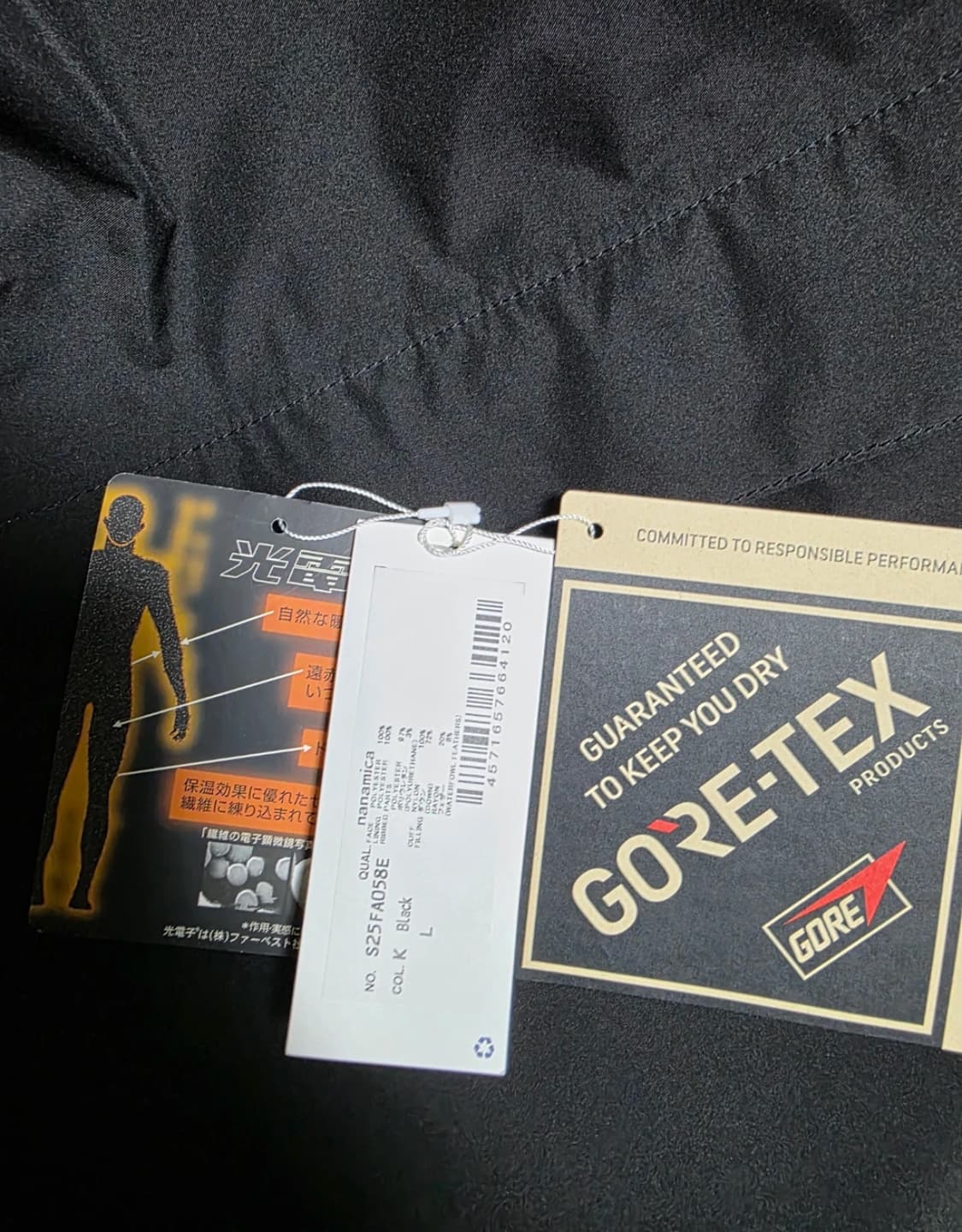 25AW 나나미카 숏다운 L 블랙 상품이미지5