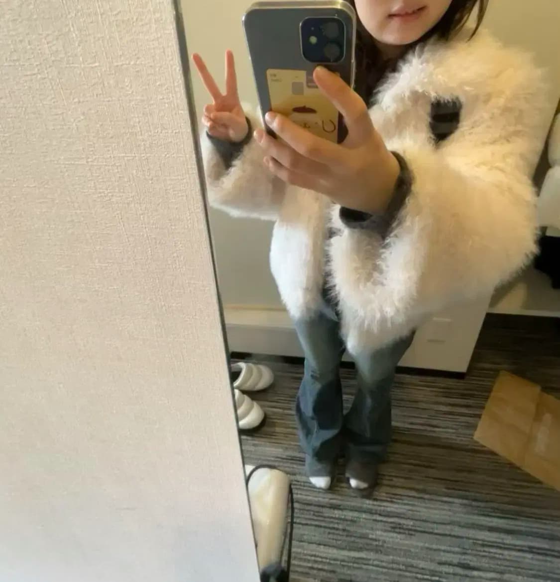 아워캐비넷 푸들퍼자켓 퍼자켓 상품이미지2
