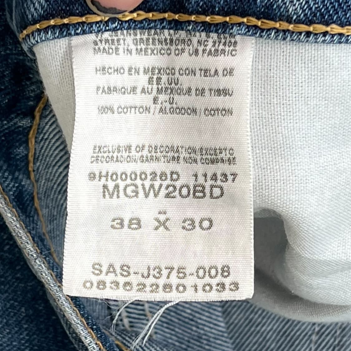 랭글러 데님팬츠 r1372 상품이미지8