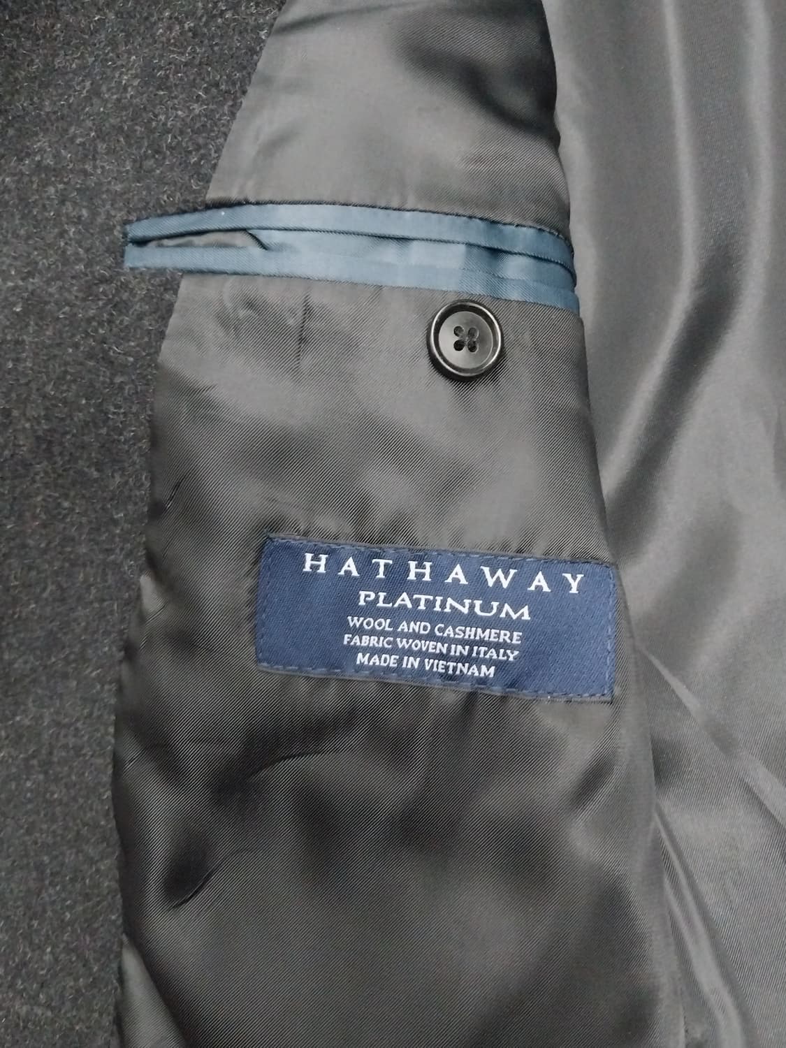 Hathaway 회색 울 캐시미어 코트 95 상품이미지4