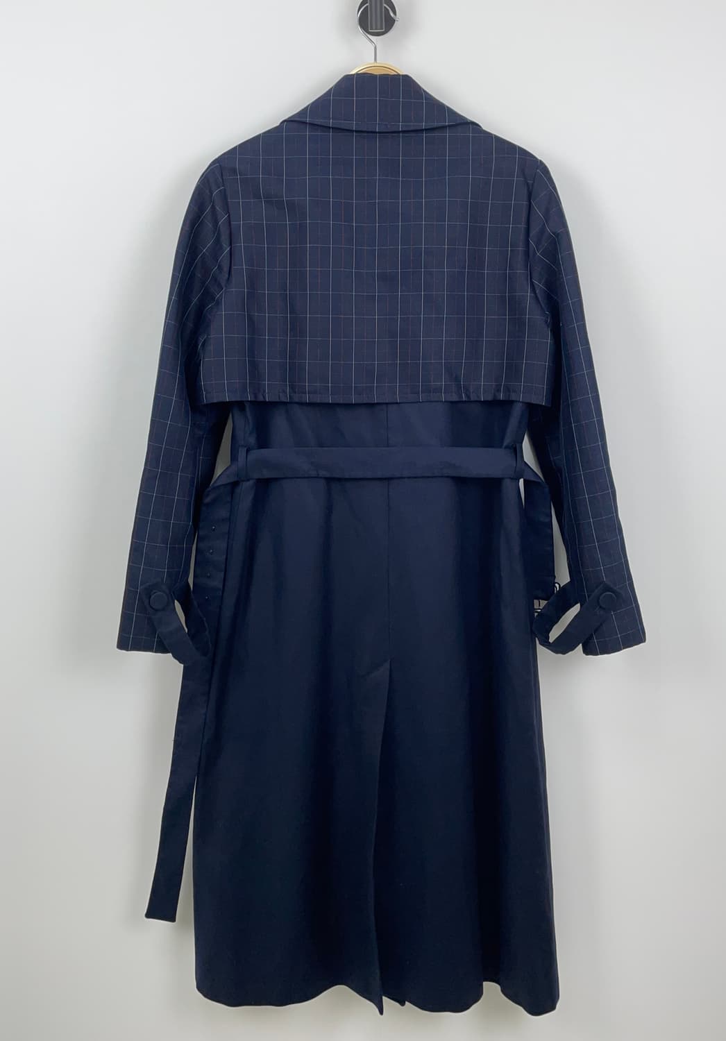 끌로디 피에로 체크 레이어드 트렌치코트 상품이미지3