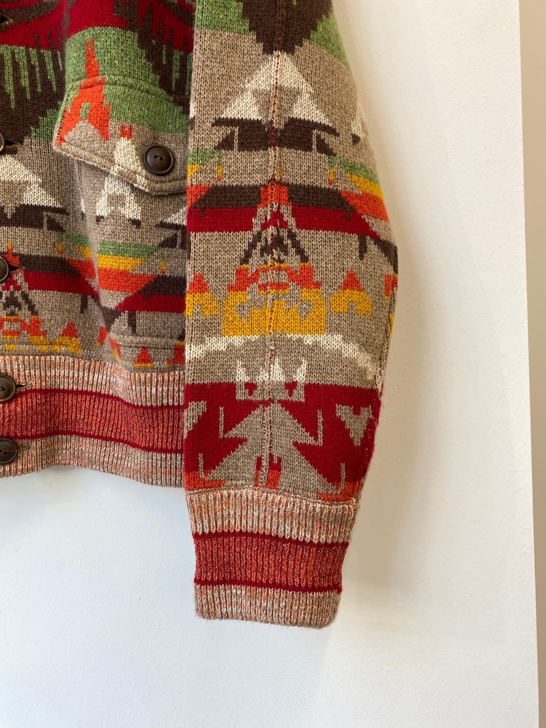 RRL Southwestern 울 블렌드 스웨터 자켓 상품이미지5