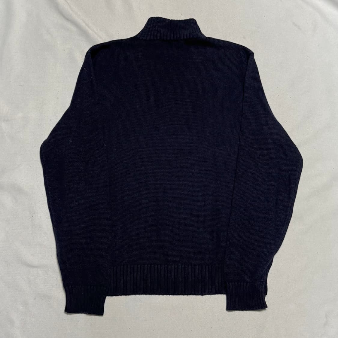 XL 폴로랄프로렌 네이비 반집업 니트 상품이미지3