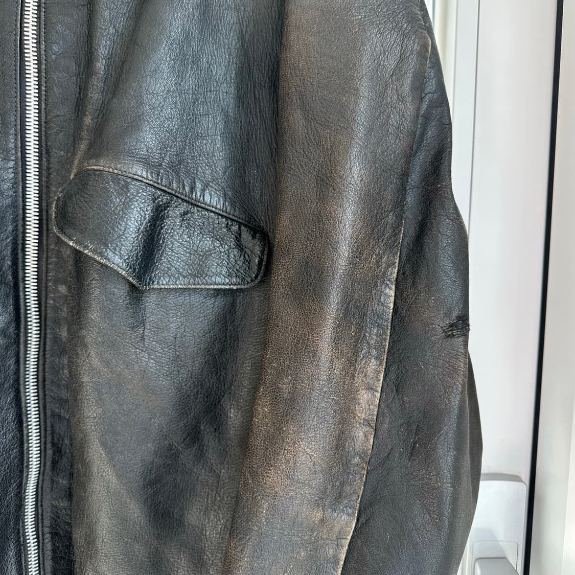 50's italy army goatskin jacket(프라다원판) 상품이미지10
