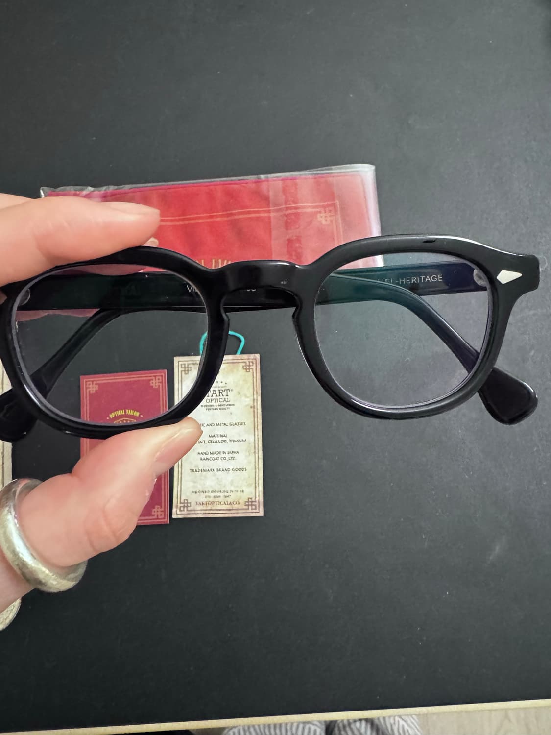 타르트옵티컬 아넬헤리티지 A1 46 블랙 상품이미지2