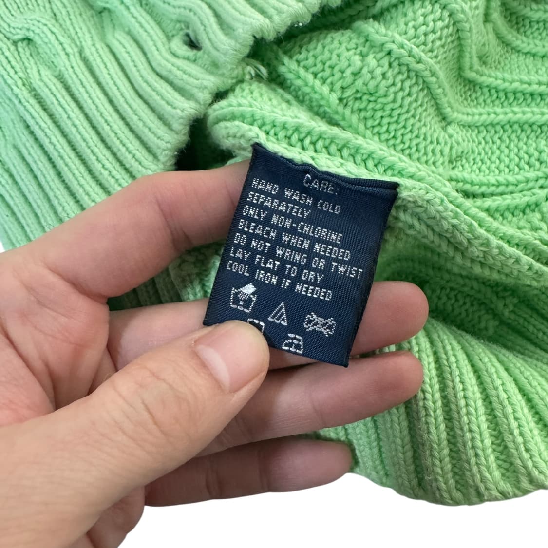 여성 폴로 랄프로렌 메로나 꽈배기 브이넥니트 상품이미지4