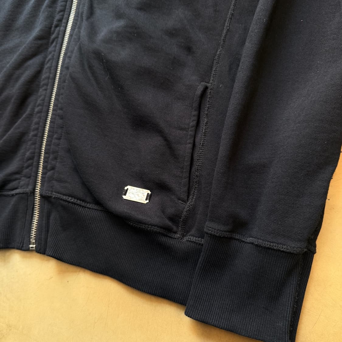 디젤 페이크 레더 트리밍 후드 집업 상품이미지6