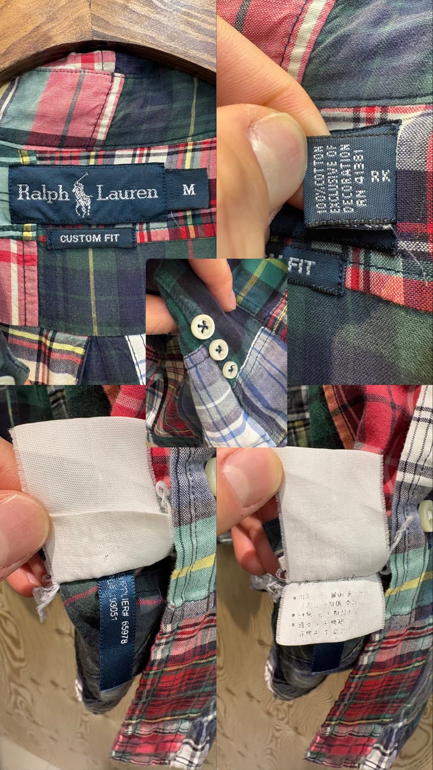 폴로 랄프로렌 마드라스패턴 셔츠 상품이미지9