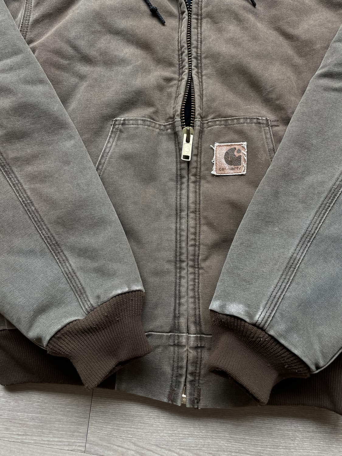 칼하트 J68 CHT 액티브 자켓 J130 샌드스톤 상품이미지6