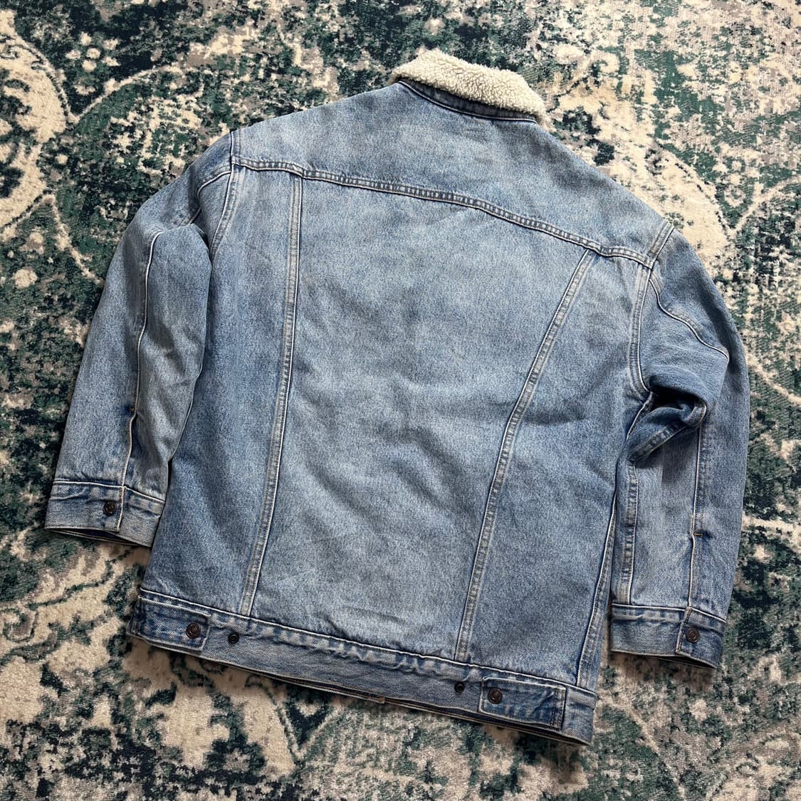 Levis Premium Big e 리바이스 프리미엄 쉐르파 데님 자켓 상품이미지5