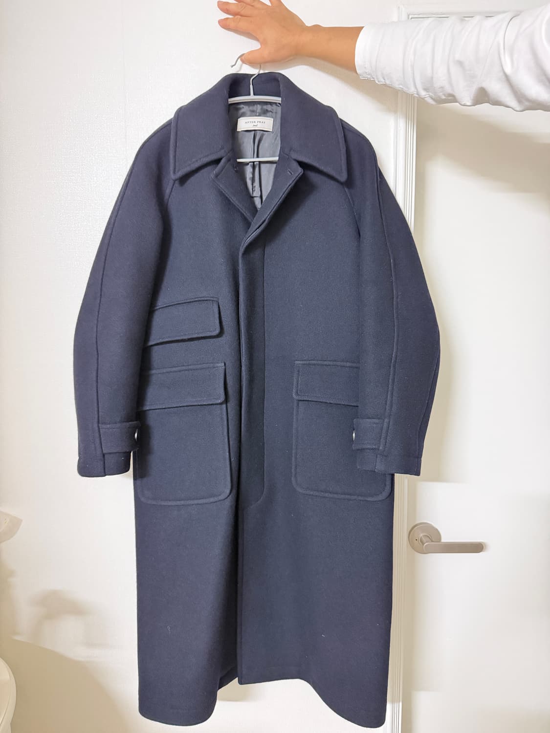 after pray 애프터프레이 투어리스트 발마칸 코트 네이비 S 상품이미지1
