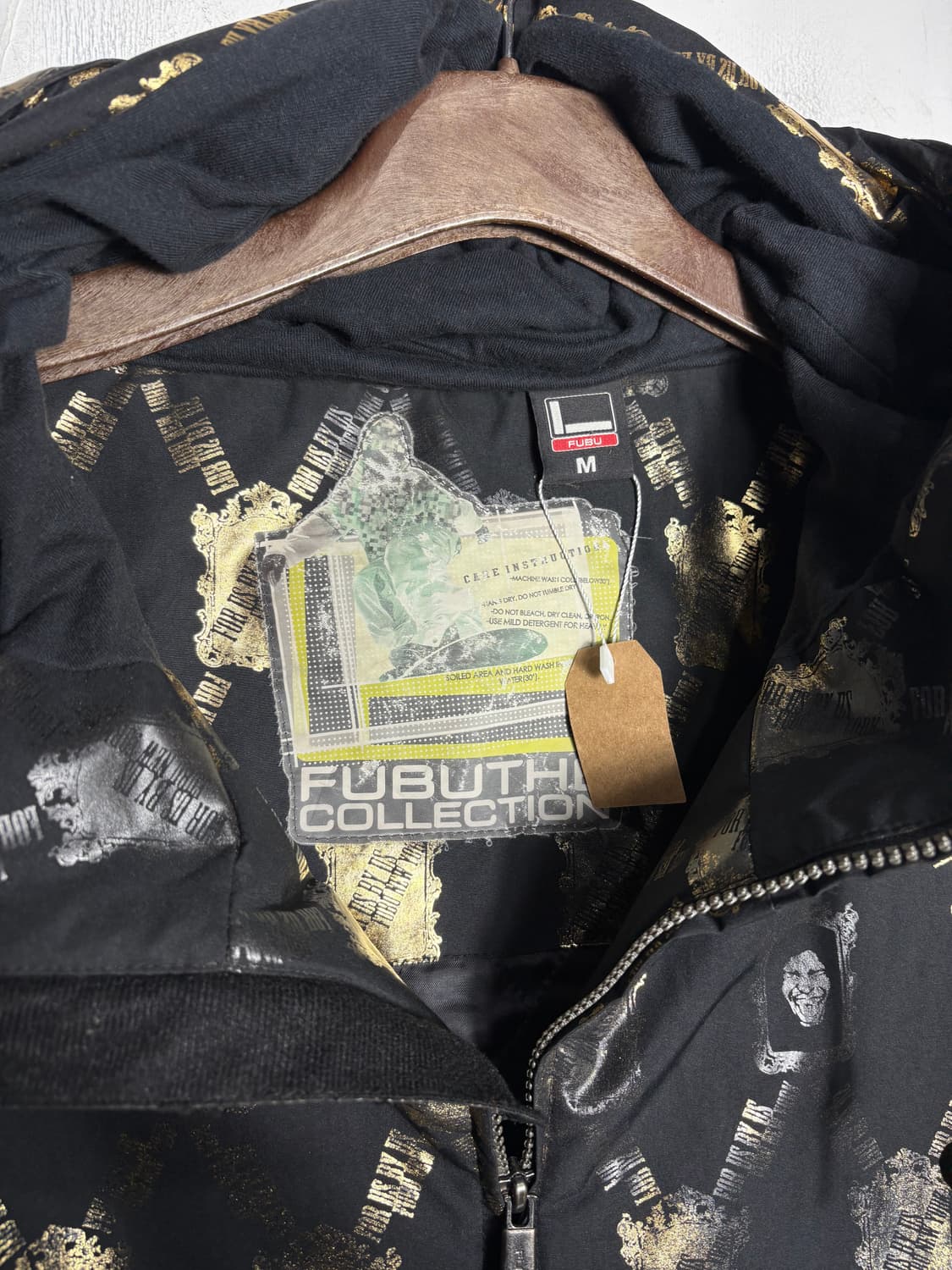 Fubu 후부 블랙 점퍼 상품이미지4