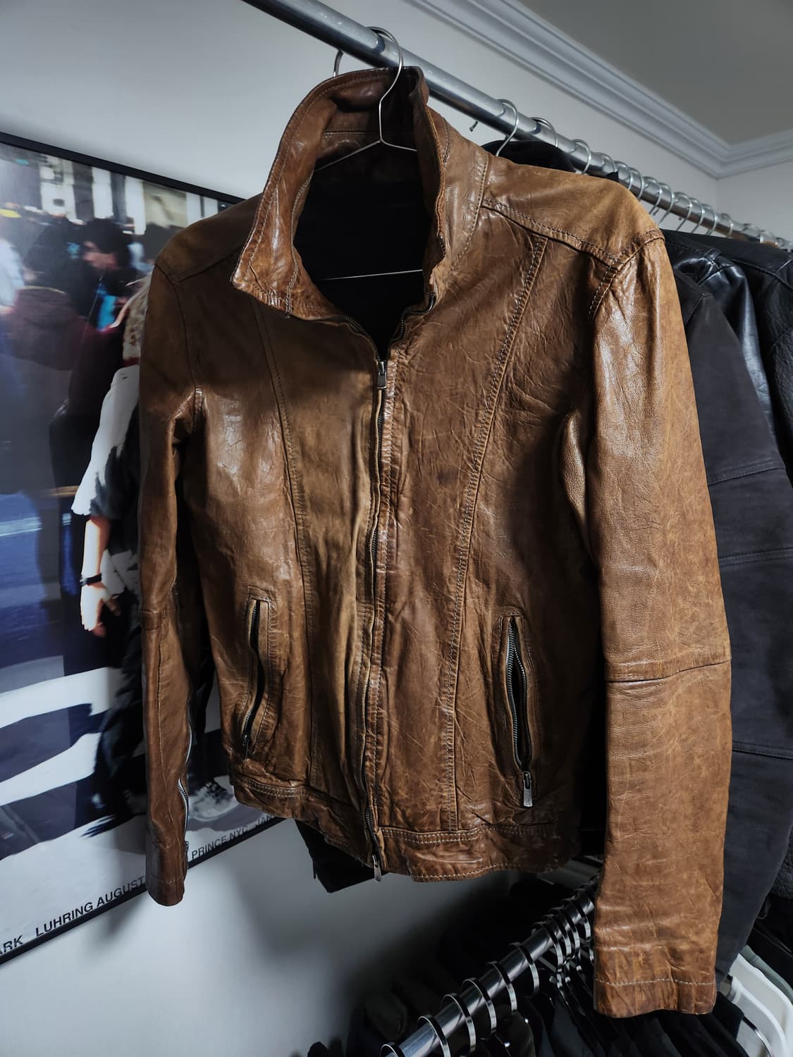 Luva tram Leather Jacket 상품이미지1