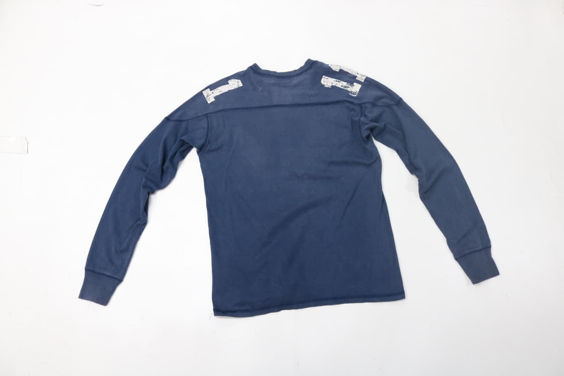 BACK NUMBER 빈티지 뉴욕 풋볼 V넥 긴팔 티셔츠 (L) 상품이미지7