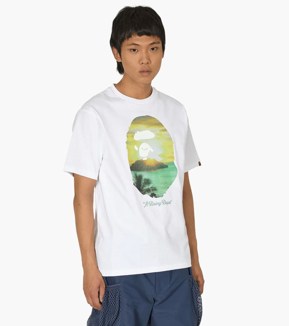 BAPE - A RISING BAPE PHOTO T SHIRT 상품이미지2