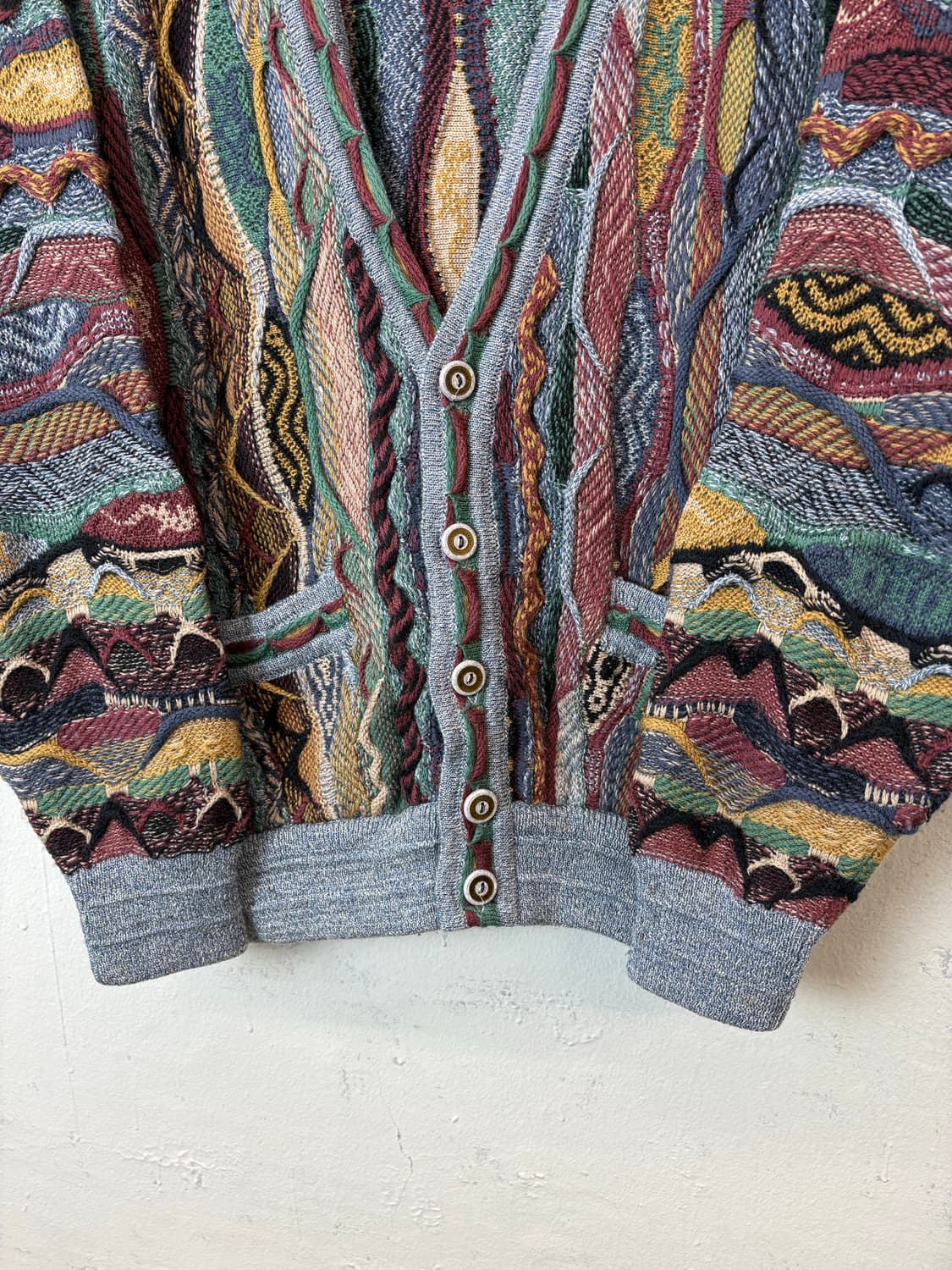 limnos 림노스 빈티지 케이블 니트 가디건 상품이미지4