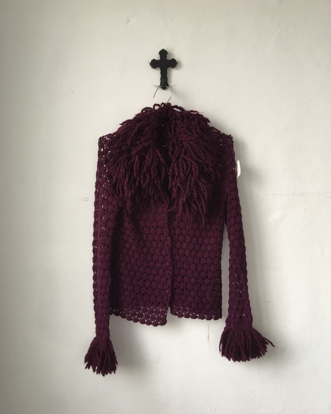 Fluffy point knit cardigan 상품이미지1