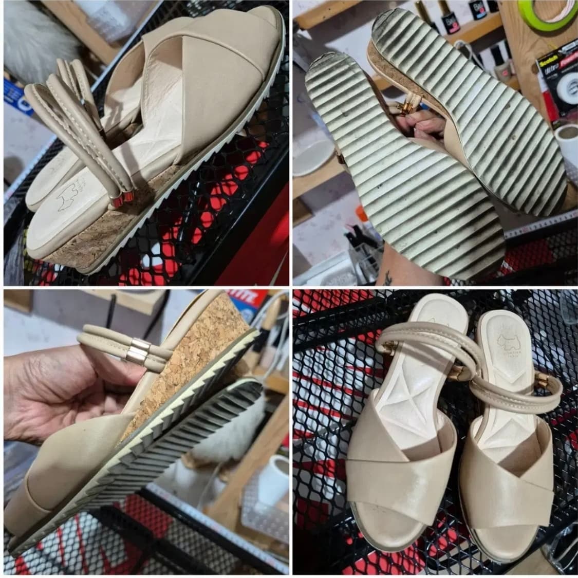 아가타 소가죽 샌들 정품 225 상태좋음 상품이미지4