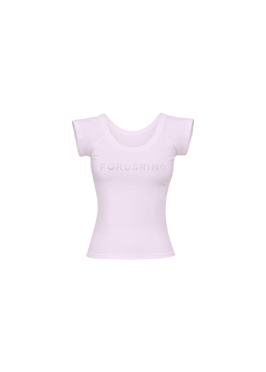 포어링 쥬얼 큐빅 로고 반팔티 핑크 베이비메탈클럽쓰리타임즈 상품이미지4