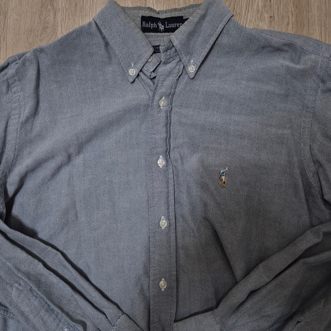 폴로 랄프로렌 스몰포니 솔리드 옥스포드 셔츠 L(100) 상품이미지2