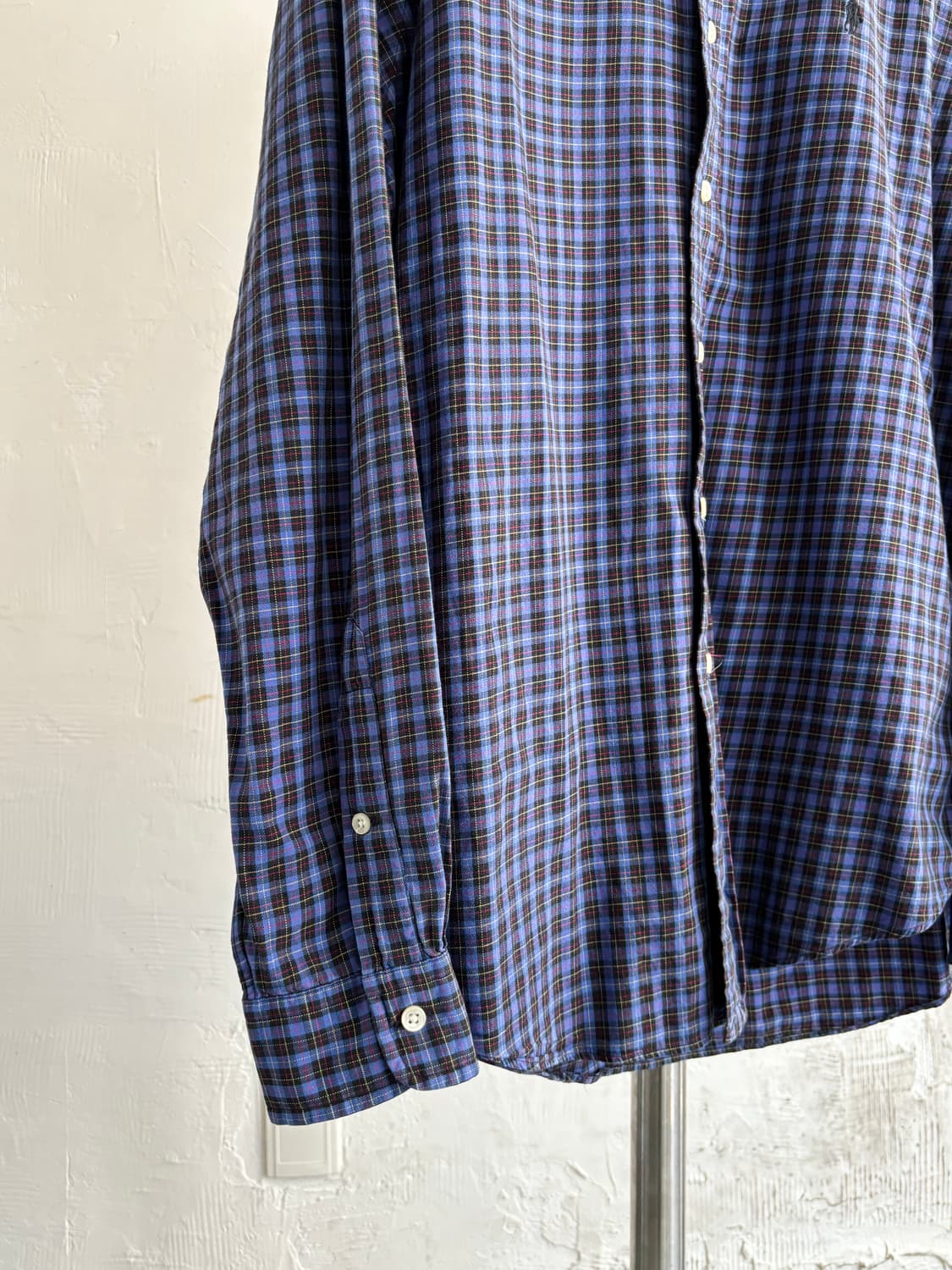 Polo 폴로 랄프로렌 퍼플컬러 체크 셔츠 커스텀핏 상품이미지4