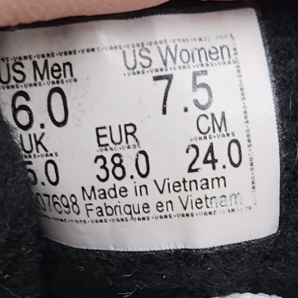 반스 올드스쿨 네이비블랙 여성스니커즈240 상품이미지6