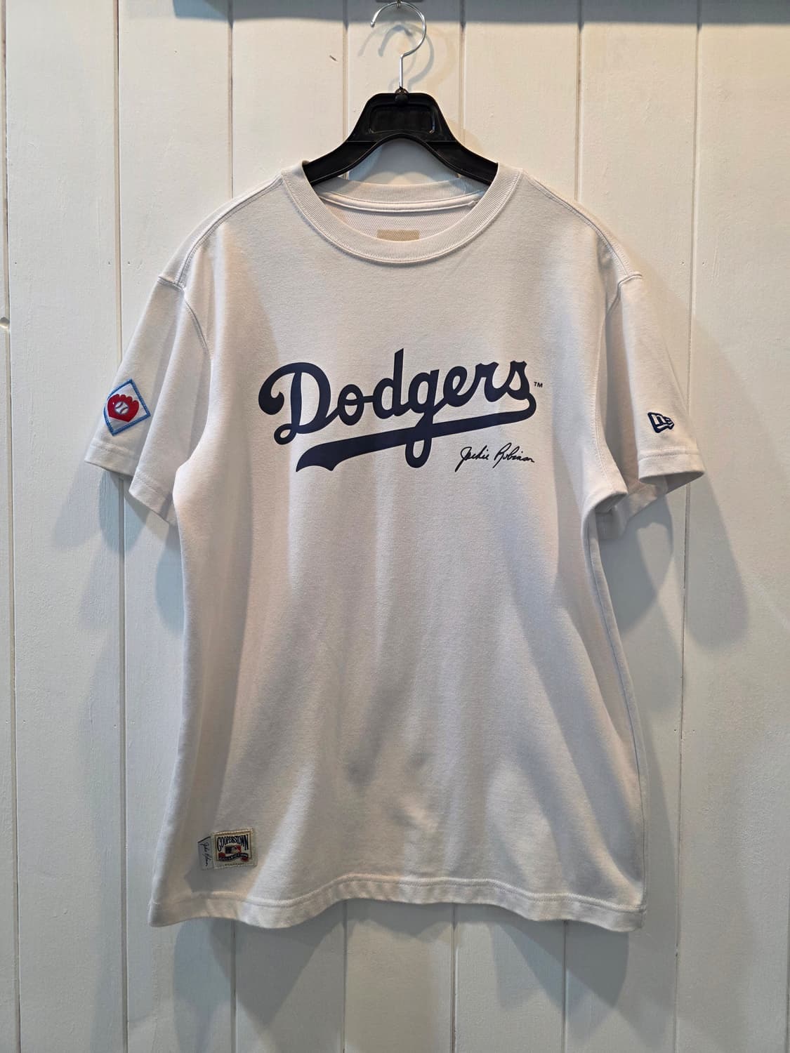 (남녀공용) 다져스 링거 반팔티 상품이미지1