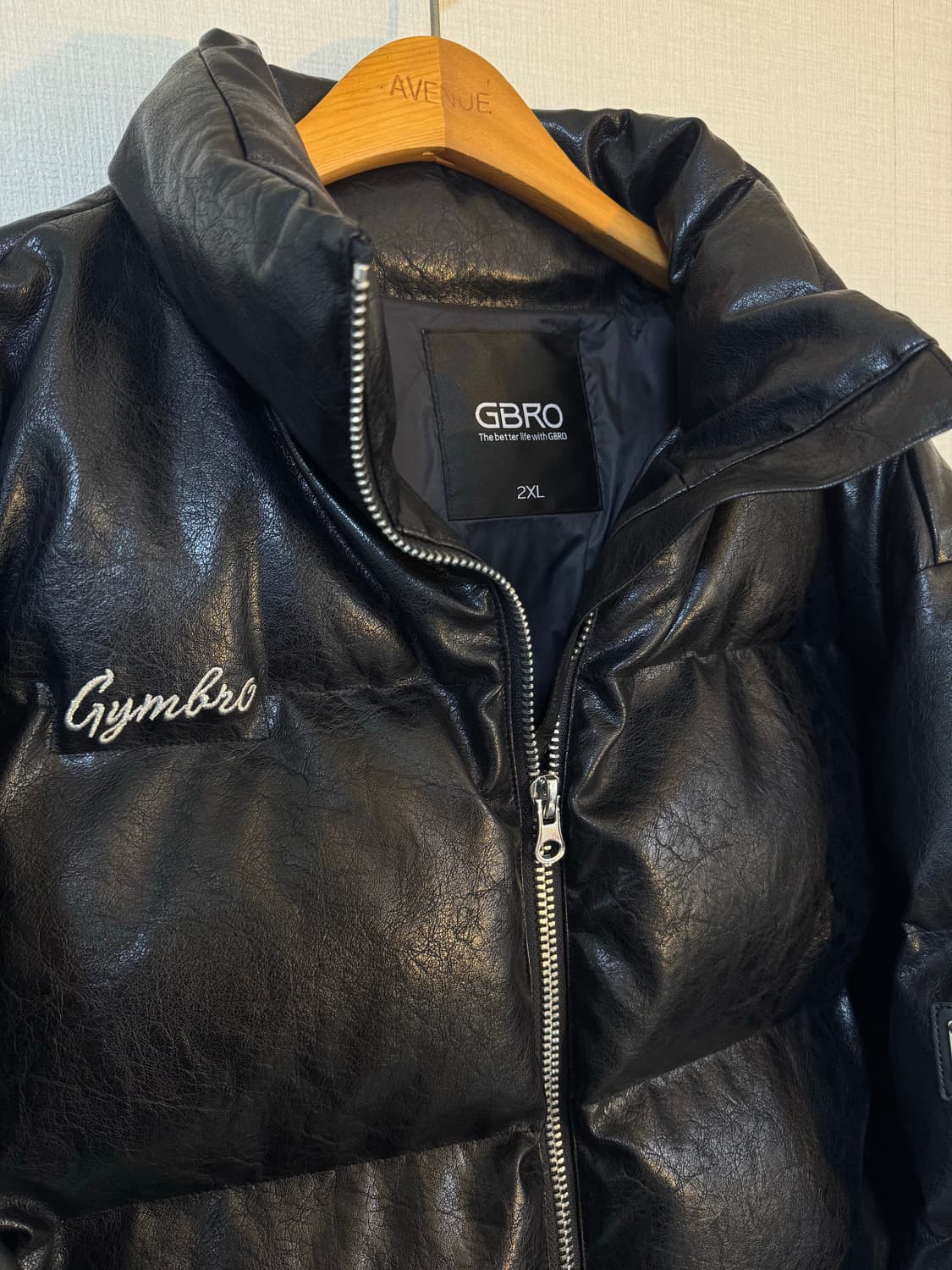 [XXL]짐브로 헤비레더 숏패딩 상품이미지2