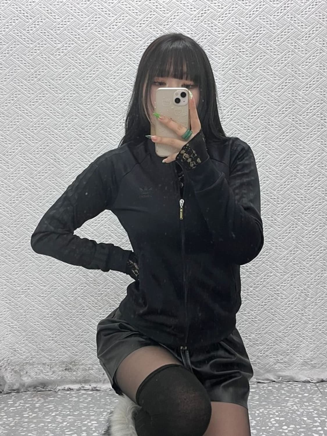 아디다스 유로파 슈퍼걸 시크 올블랙 져지 집업 90 C09109 상품이미지1