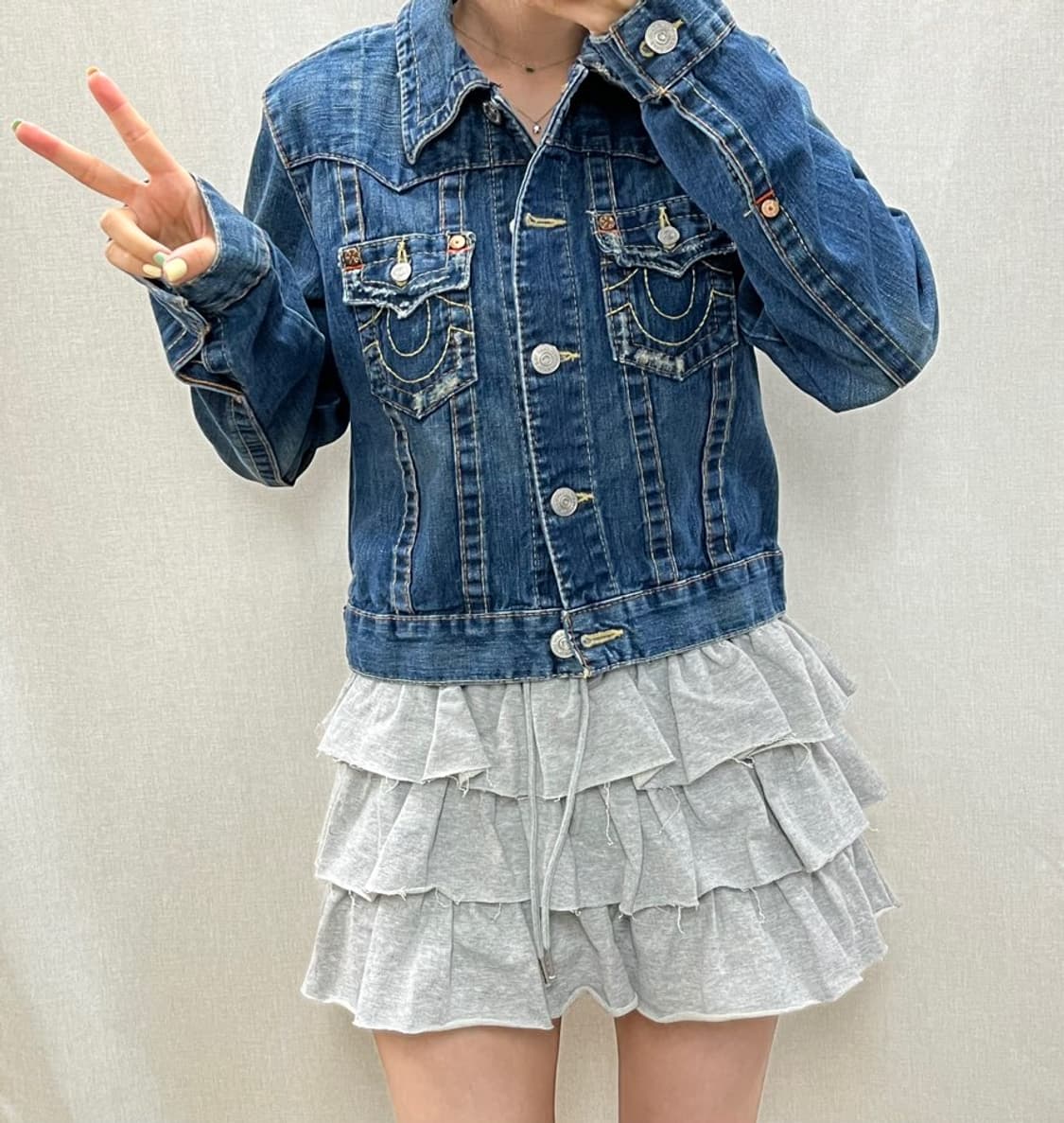 트루릴리젼 데님 트러커 자켓/#3564 상품이미지3