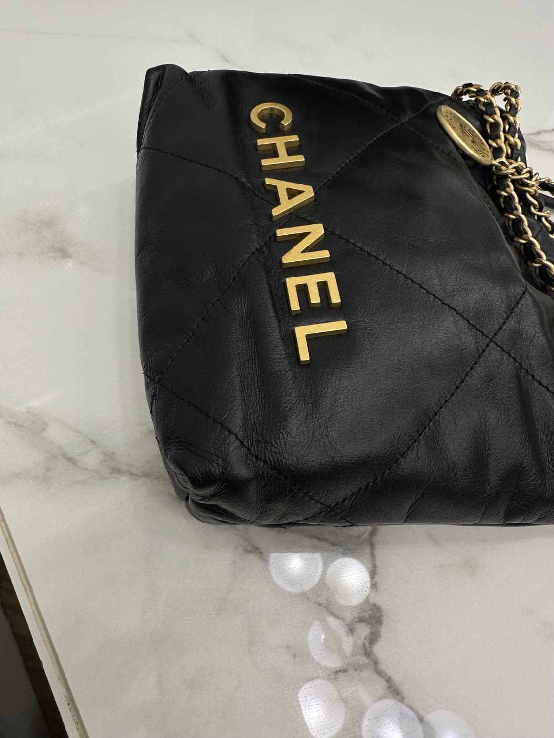 [백화점 풀구성] 정품 샤넬 22백 미니 블랙 상품이미지5