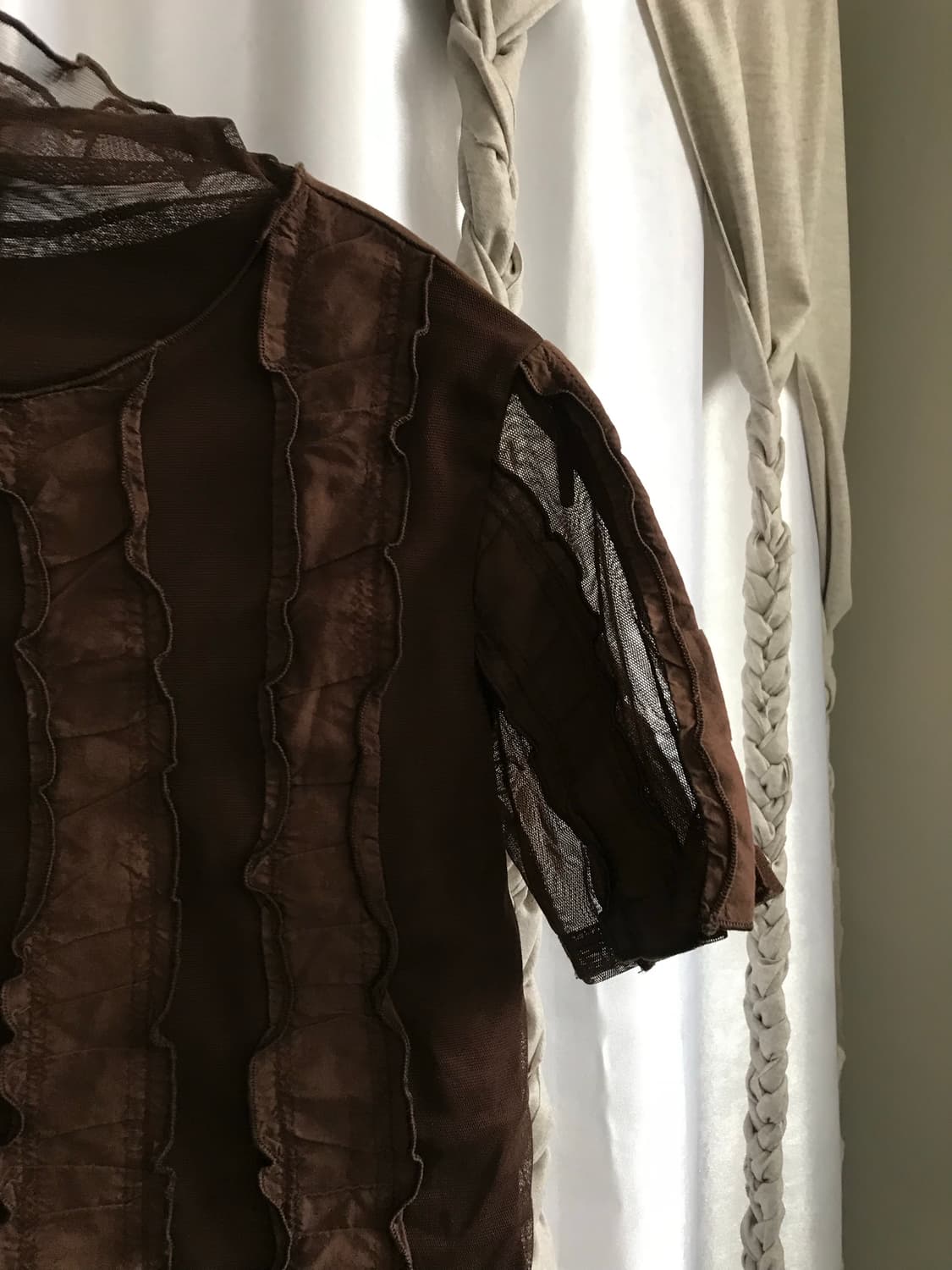 vintage brown mash top  상품이미지9