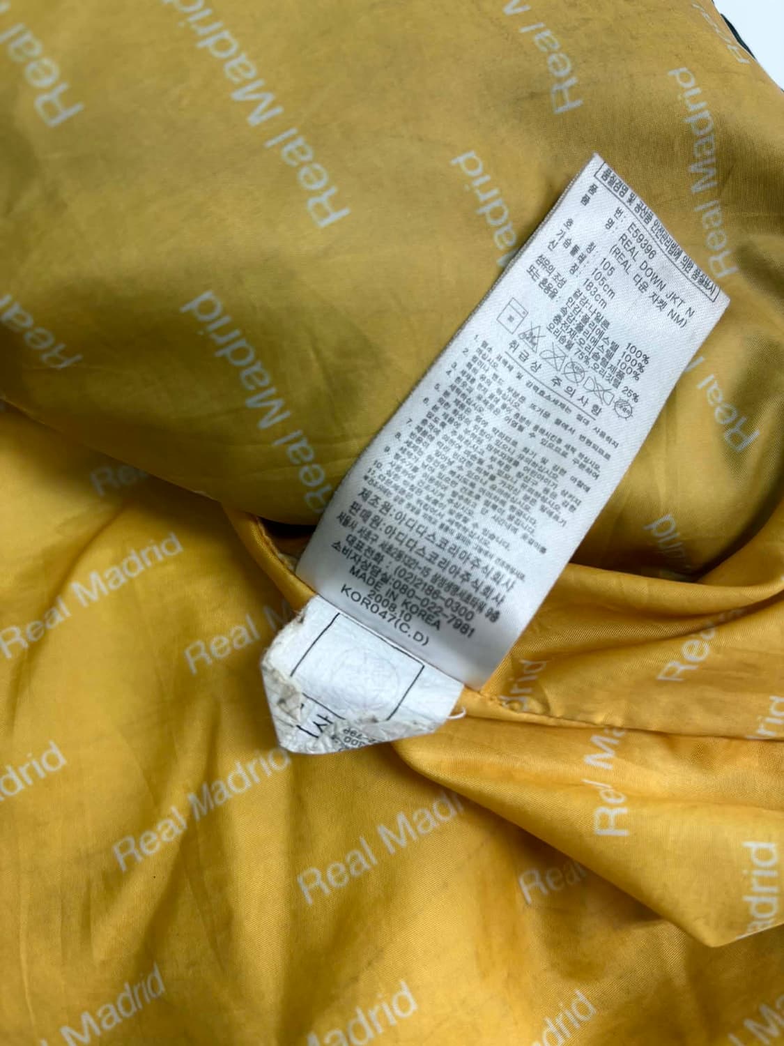[105] 아디다스 레알마드리드 덕다운 후드 푸퍼 패딩 상품이미지5