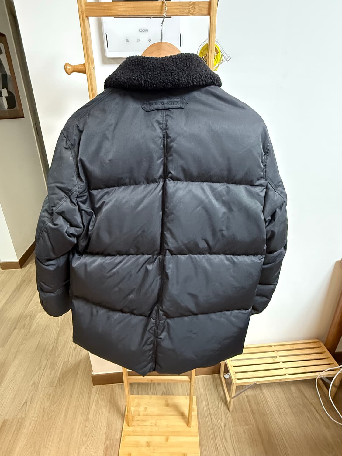 낫띵리튼 패딩코트 Botti down half jacket (Black) 상품이미지6