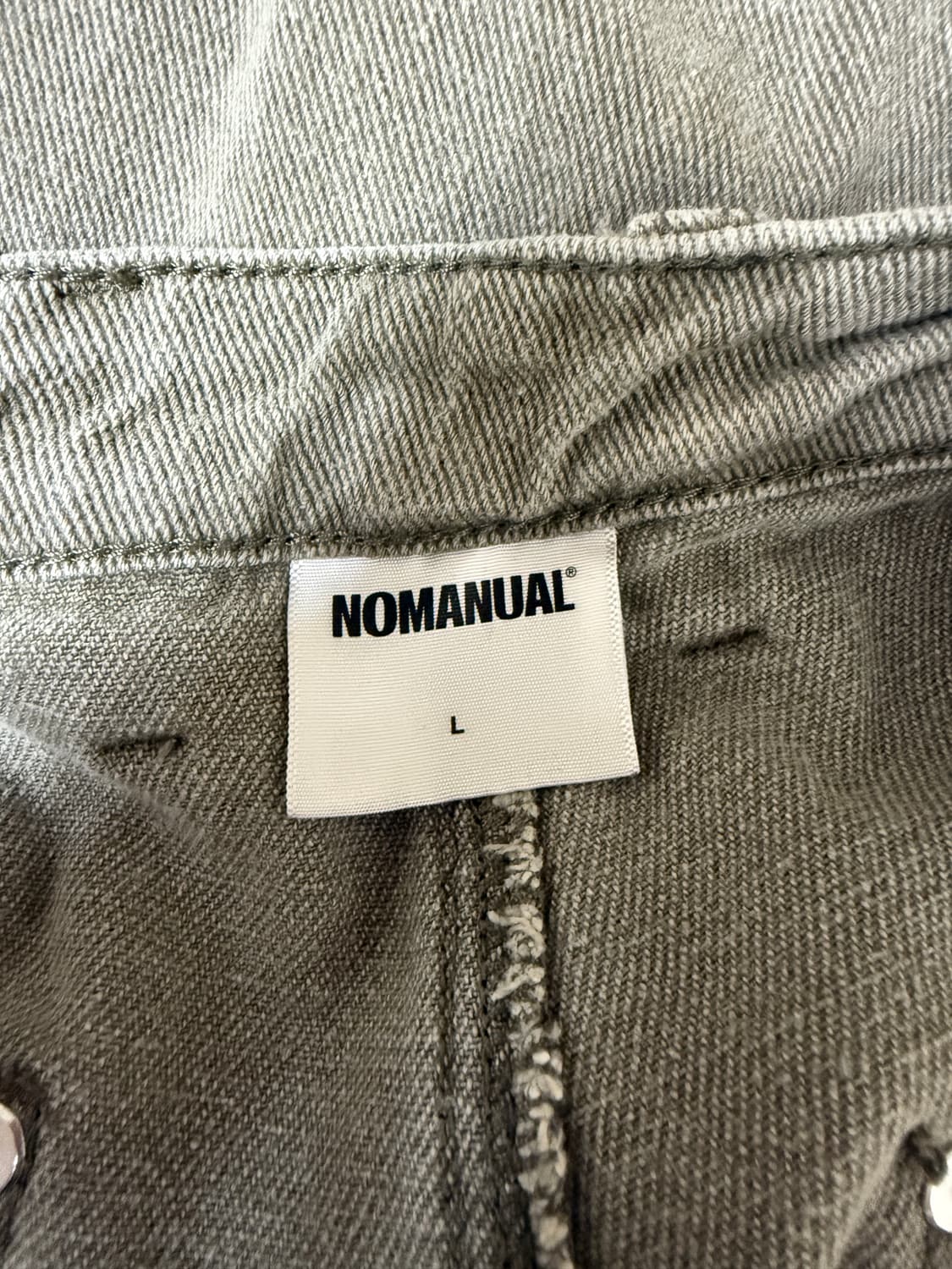 노메뉴얼 C.D.L 버뮤다 팬츠 카키 상품이미지3